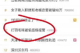 打羽毛球被“偷后场”后女子报警，这件事在业余羽球圈里被玩坏了图片