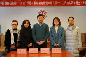 省府幼儿园中国学前教育研究会“十四五”课题开题报告会图片