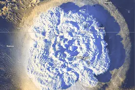 火山引发的海啸是否会对我国造成影响？专家：取决于火山喷发强度图片