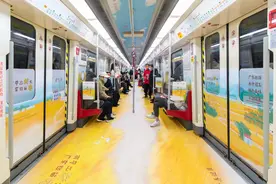 南粤出好米，广东丝苗香！广东丝苗米地铁专列发车图片