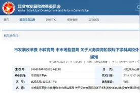 武汉发布校外培训收费标准 基准课时费最高45元图片