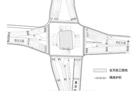 1月25日起济南轨道交通4号线唐冶站（工程名）围挡施工图片