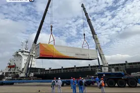 长征八号遥二运载火箭运抵文昌航天发射场图片