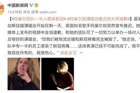 团队一半人感染新冠 阿黛尔因演唱会推迟而大哭道歉图片