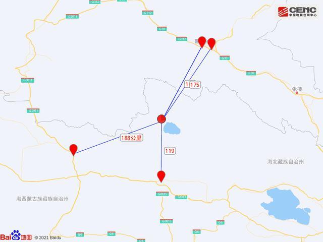 青海海西州德令哈市发生5.8级地震