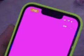 iPhone13屏幕变“粉”？苹果回应：软件Bug图片