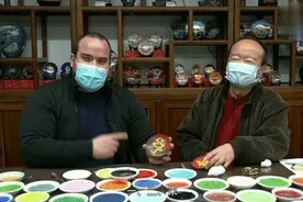全球连线｜冰与火的“游戏”——冰雪冬奥碰上烈焰锤炼的中国珐琅图片