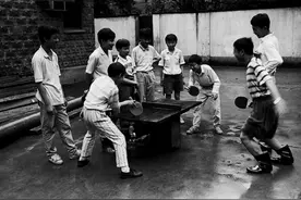 丰子恺陆俨少笔下的运动，看上海美术机构收藏的体育美术图片