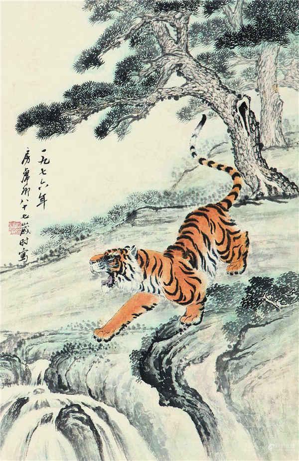 山水画中虎威展,点睛一笔灵动生,虎年常州,这两位画虎大师不能不提