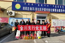 【走访慰问】倘不浪社区携手内蒙古银行呼和浩特金川支行慰问辖区内的低保户家庭图片