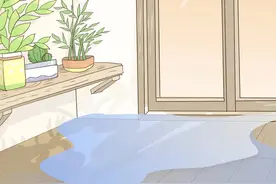 金山一女子在阳台铺地板，却因地漏返水导致家具受损……金山法院这样判图片