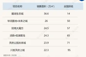 6盘入榜全国销售百强！这个新一线城市热销项目哪个更具升值潜力？图片