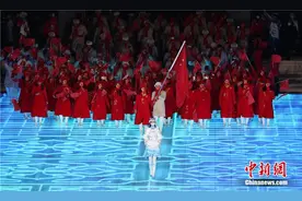 中国代表团入场！最燃还是中国红图片