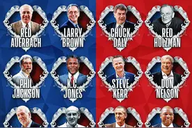 联盟官方公布历史上最伟大的15名主帅图片