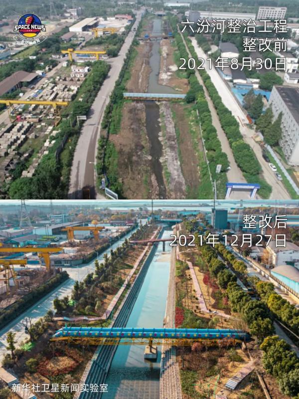 这八百里长江之变，卫星拍得清清楚楚