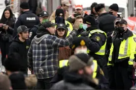 加拿大首都所在省进入紧急状态！这个邻国脱不了干系图片