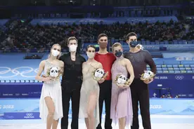 花样滑冰——冰上舞蹈：法国组合夺冠图片