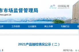 2021年杭州市学生用品、劳保用品抽检信息图片