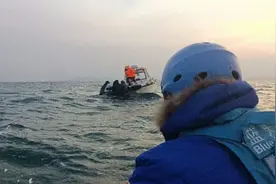 青岛海域，手机防水袋，救了4条命图片