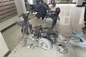 这个案例可当“开学第一课”，杭州一小区电动三轮车离奇起火，放火的是个熊孩子图片