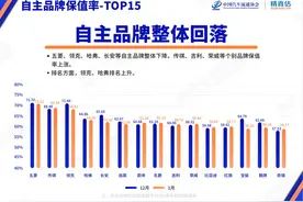 1月中国汽车保值率报告发布，荣威、MG品牌双双闯入TOP10图片