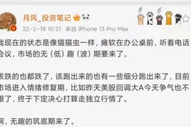 知名基金经理："我现在像猫猫虫一样瘫软"，市场抄底时刻到了？图片