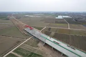 桥梁全幅贯通！宿连高速公路建设迎来“开门红”图片