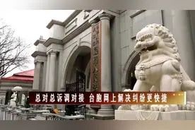 “总对总”涉台纠纷在线诉调对接机制｜央视《海峡两岸》栏目今晚专题解读图片