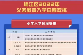 重磅！成都多个区小一、初一招生政策出炉！图片