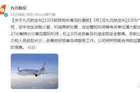 一航班因货舱火警备降！民航局：不排除旅客行李中有违规物品图片