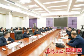 曹普华与国家能源集团湖南电力公司高层会谈图片