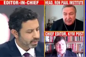 印度主持人采访中对“美国外交专家”连吼两分钟，结果吼错了人…图片