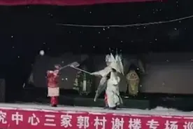 雪中坚守的豫剧团：曾经十里八乡都来看戏，如今工资两千靠补助过活图片