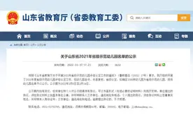 东营35所上榜！2021年省级示范幼儿园名单公示图片