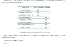 8家支付机构借记卡快捷/网关支付业务被兴业银行关闭图片