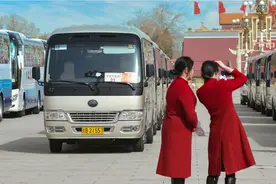 守候在会场外的自主品牌“提气车”图片