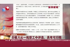 澎湃新闻：劳模只从一线职工中评选，具有可行性视频封面