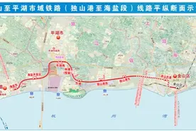 金山至平湖市域铁路浙江段可研报告获批，预计今年上半年开建图片