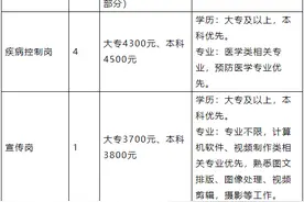 招7人，大专可报！湛江市疾控中心招聘公告图片