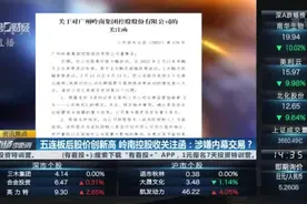五连板后股价创新高 岭南控股收函：涉嫌内幕交易？视频封面