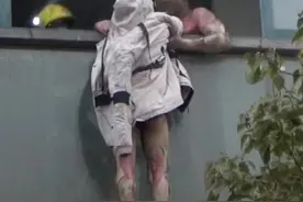 “火灾中舍身救妻”事件后续：妻子已恢复意识图片