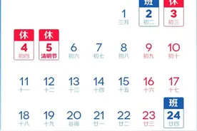 定了！清明、五一这2天加班，能拿3倍工资图片