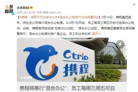 携程“知情人”：永久远程办公，说说而已图片