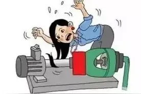 惊魂！荆州一女工长发卷进机器头皮撕翻……图片