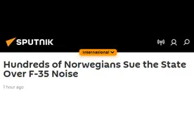 F-35战机噪音太大！200多名挪威人要状告政府求赔偿图片