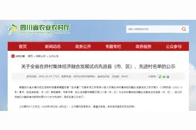 集体经济融合试点整得好！达州10个合并村拟获全省先进图片