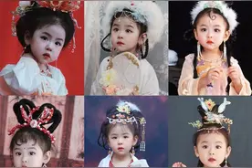 妈妈带萌娃还原西游记角色造型，网友：最萌女主角图片