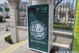 电动自行车迎来“以换代充”时代，济南街头智能换电柜引关注图片