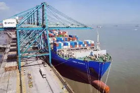 新华全媒+丨上海海陆空集疏运扫描图片