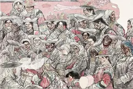 “大河奔腾——中国沿黄九省省会城市画院联盟优秀美术作品展”线上展览图片